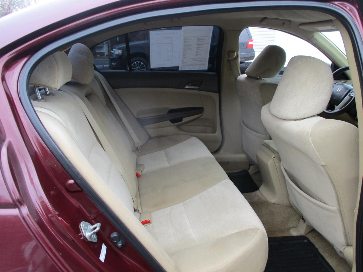 2010 MAROON Honda Accord LX Sedan AT (1HGCP2F38AA) with an 2.4L L4 DOHC 16V engine, 5-Speed Automatic transmission, located at 540a Delsea Drive, Sewell, NJ, 08080, (856) 589-6888, 39.752560, -75.111206 - Photo#24